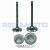 Клапаны YX125, 140, 150 e-starter  (комп 2шт) d=23-27 Питбайк  204F045
