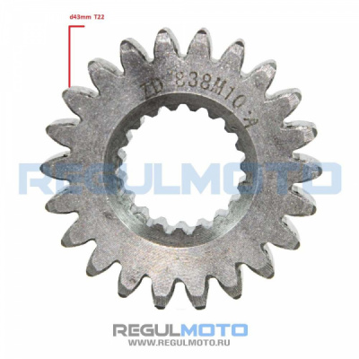 Шестерня ведущая ZS172FMM-3, PR  100081723