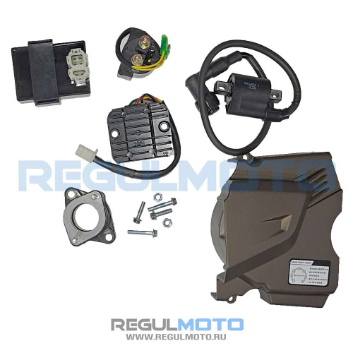 Двигатель ZS172FMM-5 PR (175FMN), 300cc, big bore 75мм, 6 передач, с баланс валом без кик