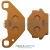Колодки тормозные FA067 SK150-6 перед, Baltmotors, Stels
