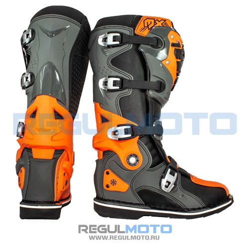 Мотоботы RYO Racing MX7 Enduro, оранжевый /серый/черный / (оранжевый/ серый/ черный, 39, 3042501-1)