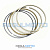 Кольца поршневые Ø62,5 Senke SK 200GY-5, 200-9  1050403-017000
