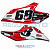Облицовка боковая задняя Regulmoto Holeshot Red Edition    445541