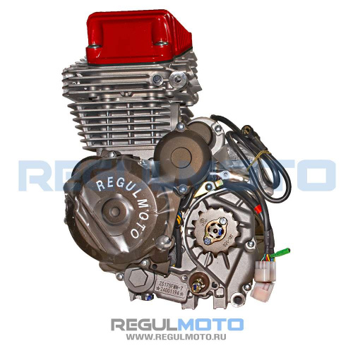 Двигатель ZS175FMM-7 (CB300RL) 4 клапана, балансировочный вал, 300сс, поршень 75мм,  6 Gear