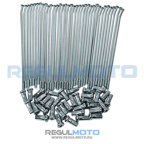 Спицы KTM, Holeshot, Crosstrec, Legend 18" (186х169х4, 192х168х4) комплект 36шт (Серебро, , 145544-1)
