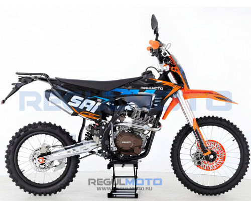 Мотоцикл Regulmoto SAI 200 с ПТС (Черный/ оранжевый, , 10808-1)