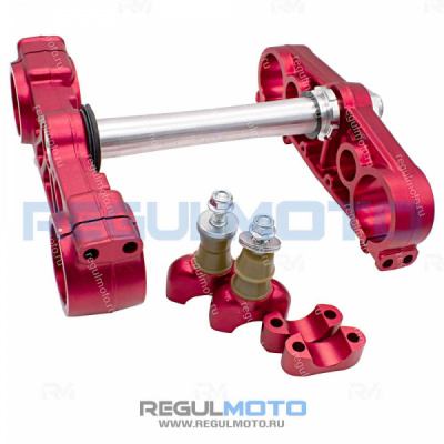 Рулевая колонка в сборе Regulmoto ZR, CRZ 300, красная  308907