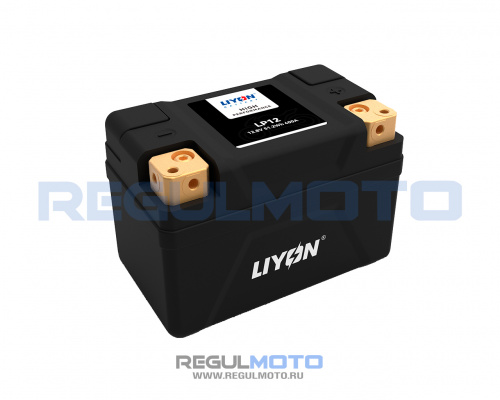 Аккумулятор LP12 LiYon (12.8V 51.2WH 400A) LiFePo4 150x87x93