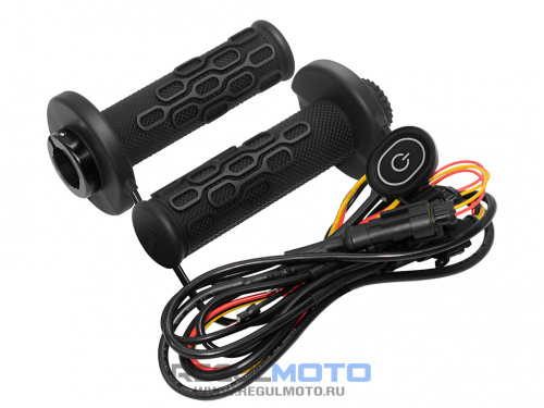 Подогрев ручек мотоцикла OFF-Road. Крепление Lock-on