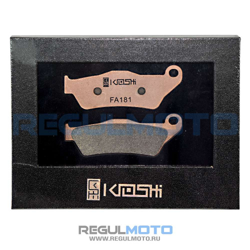 Колодки тормозные Kioshi Racing FA181 передние Crosstrec, Holeshot, KTM 125-525 все года