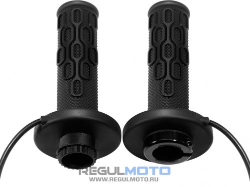 Подогрев ручек мотоцикла OFF-Road. Крепление Lock-on